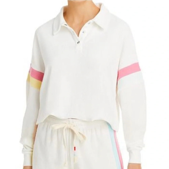 Wildfox Candy Stripe Miami Polo - Picture 2 of 2